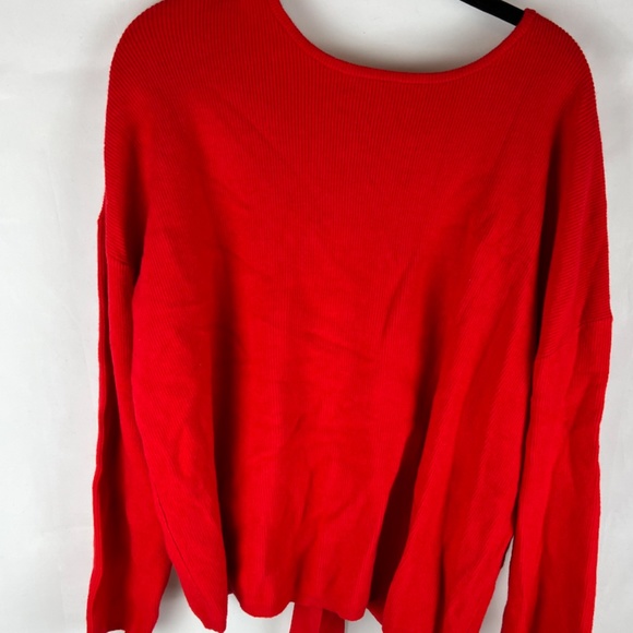 maison Jules lace up back sweater - Picture 1 of 10